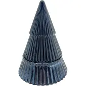 Home Society Kaars Noelle - Zwart - 17.5x2x12cm