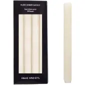 Home Society kaars - Dinner Kaarsen - Kerst kaars - Wit/White - 2.5 * 25 CM