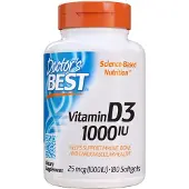 Doctors Best Best Vitamin D-3 1000IU - 180 softgels