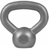 Gorilla Sports Kettlebell 2 kg Gietijzer