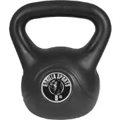 Gorilla Sports Kettlebell 8 kg zwart kunststof