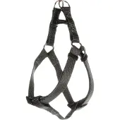 Flamingo Ziggi Step&go - Harnas Honden - Harnas Step&go Ziggi Donkergrijs S 25-45cm 15mm - 1st - 134624 - 1st