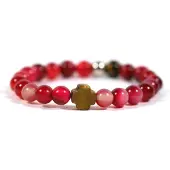 Heaven Eleven KIDS - meisjes - armband - edelsteen - 6mm - 15cm