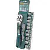 BRÜDER MANNESMANN Dopsleutelset 12 dlg 1/2 (Hobby) - 29111