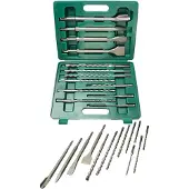 BRÜDER MANNESMANN Boor- beitelset 13 dlg SDS+ (Hobby) - 12588