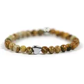 Heaven Eleven KIDS - meisjes - armband - edelsteen - 4mm - 14cm