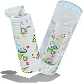 Izy Bottles Kids - Blauw Machines - 350ML