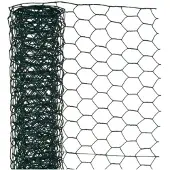 Nature - Verzinkt staal gaas - 0,5 x 5m - Groen - 25 x 25mm mazen