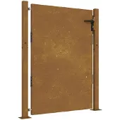 vidaXL Poort 100x150 cm cortenstaal