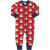 Maxomorra Rompersuit LS SWEDISH SANTA 86/92