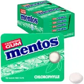 Mentos 3x Kauwgom Chlorophylle 12 x 12 stuks