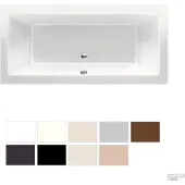 Xenz Society inbouw bad 170x75 cm antraciet mat