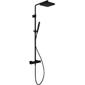 Hotbath Thermostatische Stortdoucheset Gal 128 cm Mat Zwart