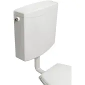 Plieger Weser Laaghangend Reservoir - Dualflush - Wit - Stortbak
