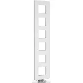 Sapho Block badkamerradiator 280x1330 mm, wit mat