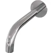Brauer Uitloop Gebogen Chrome Edition Met Ronde 3mm Rozet Chroom