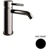 Sanimex Wastafelkraan giulini trek-waste 17 cm mat zwart