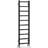 Sapho Metro Light badkamerradiator 300x1140 mm, zwart mat