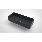 Arcqua Opbouw waskom case rechthoek 60x26 cm mat antraciet