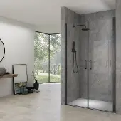 Van Rijn Pendeldeuren ST02 Saloondeur 90x200 cm 6 mm Zwart