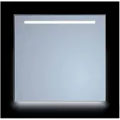 Sanicare Spiegel q-mirrors 65x70 cm rechthoek met verlichting aluminium