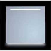 Sanicare Spiegel q-mirrors 70x70 cm vierkant met verlichting aluminium
