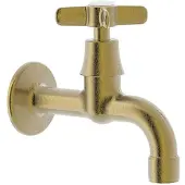 Tres Fonteinkraan Retro Clasic Verouderd Messing