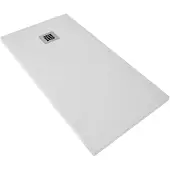 Boss & Wessing Douchebak bws renovi 160x90x3 cm composietsteen mat wit