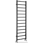 Sapho Metro Light badkamerradiator 400x1500 mm, zwart mat