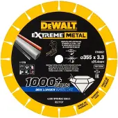 DeWalt DT40257-QZ Extreme Diamant Doorslijpschijf Voor Metaal - 355 X 25,4 X 3,3mm