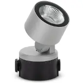 Lombardo Noa Vloer Spot Draaibaar Grey | Diff. | 2700 K IP66