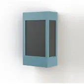 Roger Pradier Brick² Model 1 Wandlamp Blue | Black PMMA