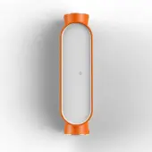 Roger Pradier Ibuk Model Wandlamp 10|10° | Traffic red | Polycarbonate White