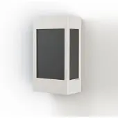 Roger Pradier Brick² Model 1 Wandlamp Pure White | Black PMMA