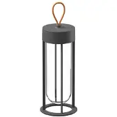 Flos In Vitro Unplugged Draagbare Lamp Anthracite | 2700 K