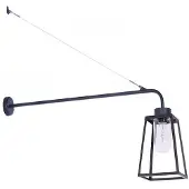 Roger Pradier Lampiok buitenlamp Frosted glass | Black grey | Small