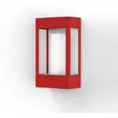 Roger Pradier Brick² Model 1 Wandlamp Tomato red | Clear glass