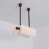 Schwung Odyssey Linear Hanglamp XS | Black Gunmetal
