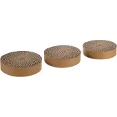 Flamingo Densi - Vervangstuk Krabkarton Katten - Krabspeelgoed Densi Vervangstuk Krabkarton Rond 3stuks - 3st - 134084 - 3st