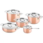Ducq Koperen Pannenset 5-delig