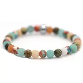 Heaven Eleven Meisjes armband familie oranje 4mm - Ibizamen KIDS