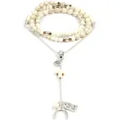 Heaven Eleven dames Ketting zilver plating - howliet - zilver wishbone
