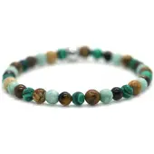 Heaven Eleven Dames armband familie groen 4mm
