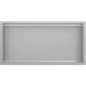 Guido Gusto RVS Inbouwnis 30x60x10cm met LED verlichting