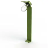 Roger Pradier Sherlock Sokkellamp Clear Glass | Fern Green