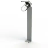 Roger Pradier Sherlock Sokkellamp Clear Glass | Silk Grey
