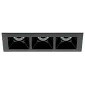 Lombardo Kura X3 Inbouwspot buiten 28° | Black | 2700 K IP65