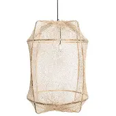 Ay Illuminate Hanglamp Z1 zwart sisal net tea dyed ø67x100cm