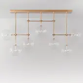 Schwung Soap Hanglamp B7-MD | Lacquered Burnished Brass