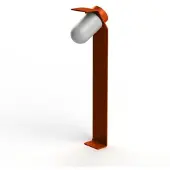 Roger Pradier Sherlock Sokkellamp Frosted glass | Pure orange